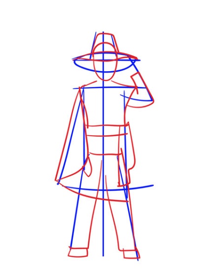 Cum de a desena un costum în etape (cum să atragă un costum în creion pas cu pas) - un mic artist
