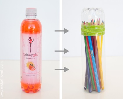 Hogyan készítsd el a tolltartót az iskolába egy műanyag palackból a saját kezedbe