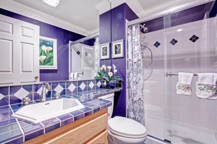 Hogyan válasszuk ki a fürdőszoba csempe a színek, a textúra és a formátumot