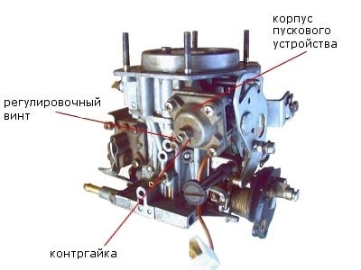 Carburatorul dispozitivului Sollex 21083