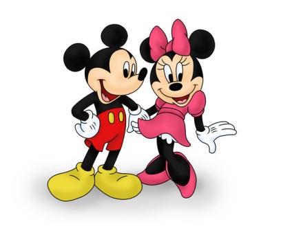 Poze cu Mickey Mouse și Mini Mouse