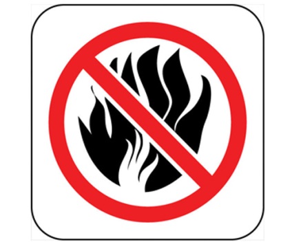 Снимки на знаци за пожарна безопасност