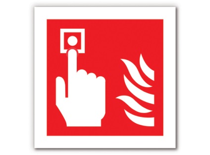 Imagini ale semnelor de siguranță la incendiu