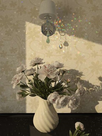 Caustics in 3ds max és v-ray