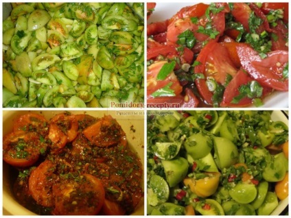 Salată coreeană de roșii verzi cele mai bune retete cu fotografii