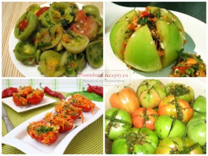 Salată coreeană de roșii verzi cele mai bune retete cu fotografii