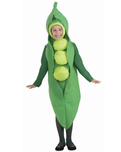 Costum de legume într-o grădiniță cu mâinile tale