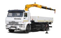 Macara manipulator pe baza de KAMAZ 65117