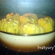 Egy gyönyörű tál burgonya, főtt a sütő recept képekkel