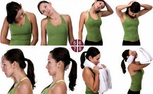 Exerciții fizice de exerciții pentru osteocondroza cervicală, un set de exerciții pentru coloana vertebrală cervicală