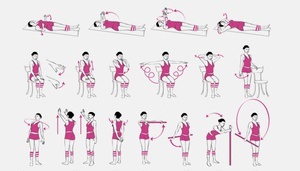 Exerciții fizice de exerciții pentru osteocondroza cervicală, un set de exerciții pentru coloana vertebrală cervicală