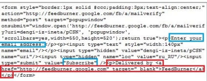 Configurarea rss, abonarea prin e-mail la actualizările de blog și un counterburner