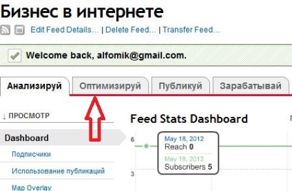 Configurarea rss, abonarea prin e-mail la actualizările de blog și un counterburner