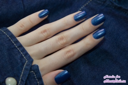 Огляд, відгук про лаку джинсовий манікюр з misslyn denim look 09