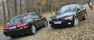 Опис і тест-драйв автомобілів hyundai nf, hyundai grandeur