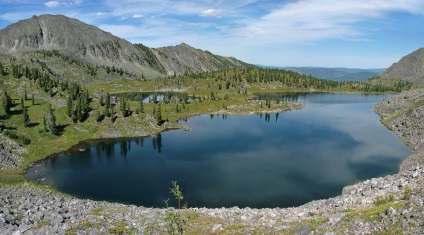 Lacul Shira din Republica Khakassia, un binecunoscut