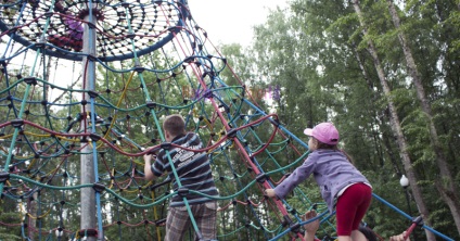 Moszkvai parkok - gyermekekkel sétálva Troparevsky Park