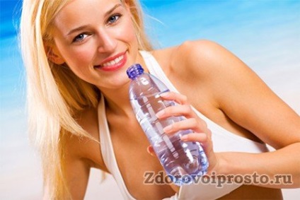 Utilizarea apei pentru corpul uman, mare și simplă