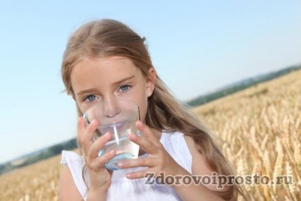 Utilizarea apei pentru corpul uman, mare și simplă