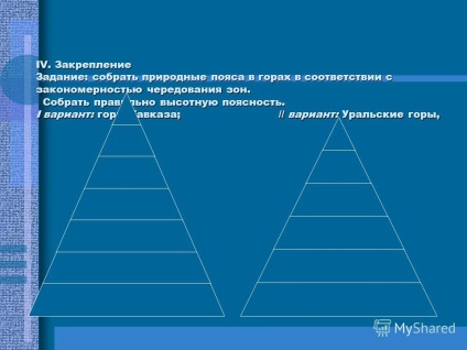 Prezentarea cu privire la scopul și obiectivele lecției de a forma o idee a tiparelor de schimbare