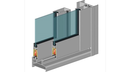 Profil viznal pentru producția de structuri de ferestre din aluminiu