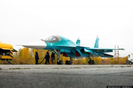 Producția bombardierului de linie frontală Su-34