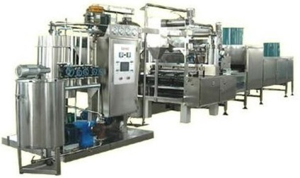 Producția de bomboane pe un echipament și tehnologie de bere și bomboane de caramel