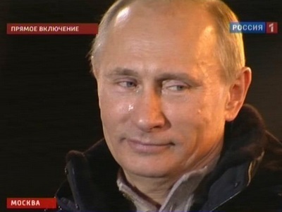 Putin a vărsat lacrimi, a ieșit la susținătorii săi pe terenul de joacă - știri