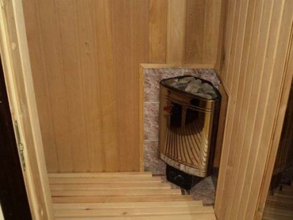 Sauna în apartament este făcută corect