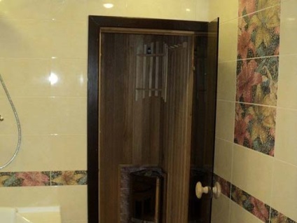 Sauna în apartament este făcută corect