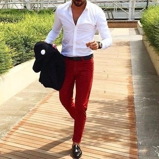 Cu ce ​​să poarte pantaloni roșii bărbați chinos incaltaminte cu pantaloni chinos (124 fotografii), moda pentru bărbați