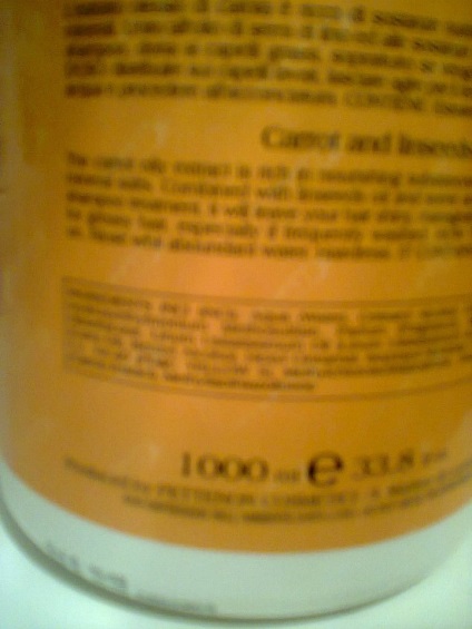 Crema crema - masca cu ulei din seminte de carote pentru parul uleios