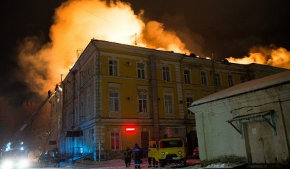 Acum este un incendiu în Tver