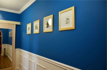 Imagini de fundal albastru în curățenia interioară, ușurință, perfecțiune