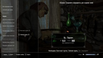 Skyrim alkímia e bájitalokban