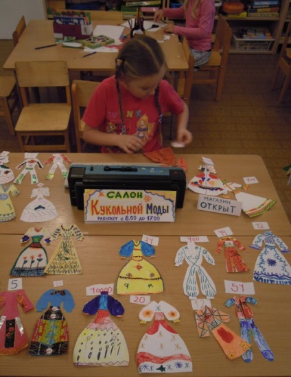 Crearea colecțiilor de haine pentru păpuși din hârtie ca modalitate de dezvoltare a creativității la copiii cu vârste cuprinse între 6-7 ani