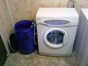Mașină de spălat fără conexiune cu apă