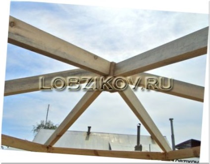 Constructia de gazebos din lemn pe site