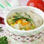 Supa de linte cu reteta de pui cu poze cu legume si orez