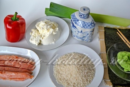 Суши домашна рецепта със снимка