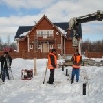 Piloți și șuruburi fundație pentru casa cu cadre cu mâinile proprii