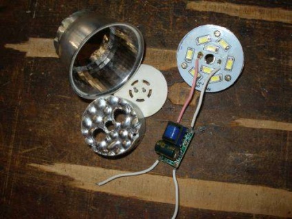 LED lampă cu mâinile pe LED-uri SMD 5730 - cum se face sute de clase de master
