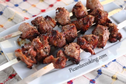 Sárgarépa kebab gránátalma marinádában, picantecooking