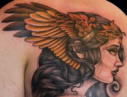 Valkyrie Valkyrie tatuaj, fotografii și cele mai bune schițe de tatuaje