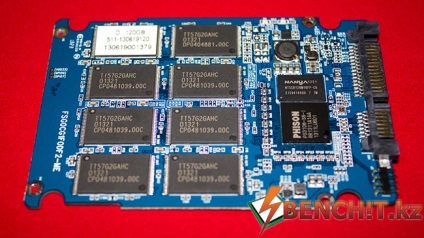 Testarea puterii SSD cu siliciu SSD cu o capacitate de 120 gigabytes