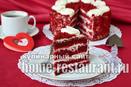Cake red bársony recept fotó lépésről lépésre