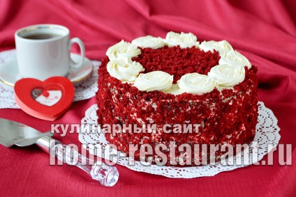 Cake red bársony recept fotó lépésről lépésre