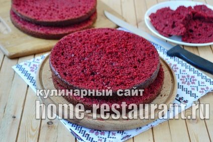 Cake red bársony recept fotó lépésről lépésre