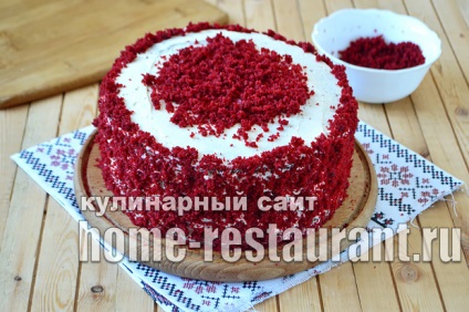 Cake red bársony recept fotó lépésről lépésre