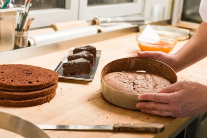 Cake az esküvő a saját kezét a recept - egy csupasz torta - a cukrász Olga Patrakovaya